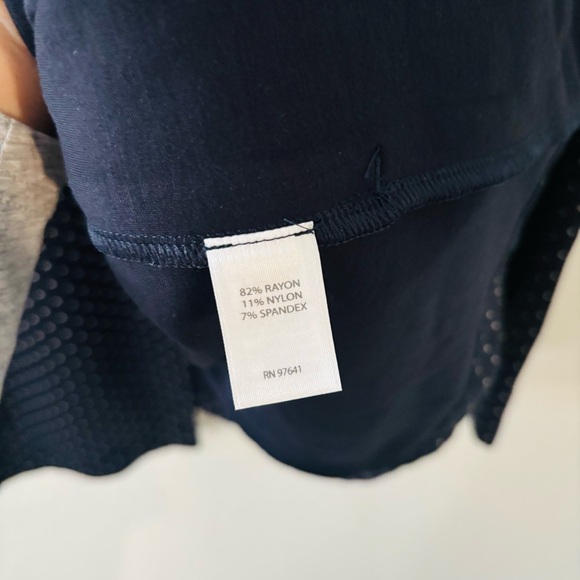 NEW J. Jill Women’s Wearever Soft Blazer Polka Dot Navy Blue Size XL NWT - Picture 6 of 7